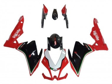 Lojas Carenagens Moto Aprilia RSV4 1000 2009-2015 - Vermelho Preto Branco Verde