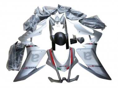 Lojas Carenagens Moto Aprilia RSV4 1000 2016-2020 - Prata Cinzento Vermelho Preto