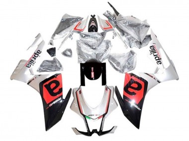 Lojas Carenagens Moto Aprilia RSV4 1000 2016-2020 - Prata Preto Vermelho
