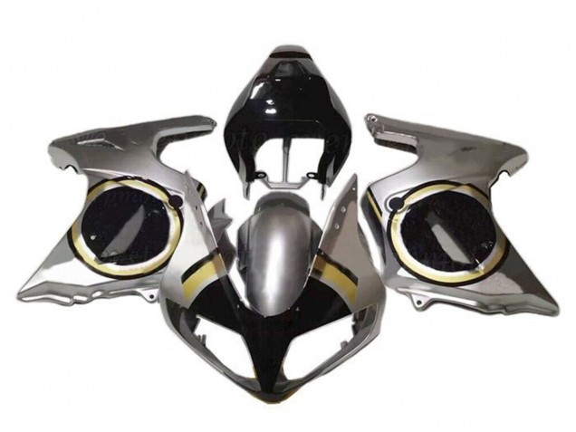Lojas Carenagens Moto Suzuki SV650 2003-2013 - Prata Preto Ouro