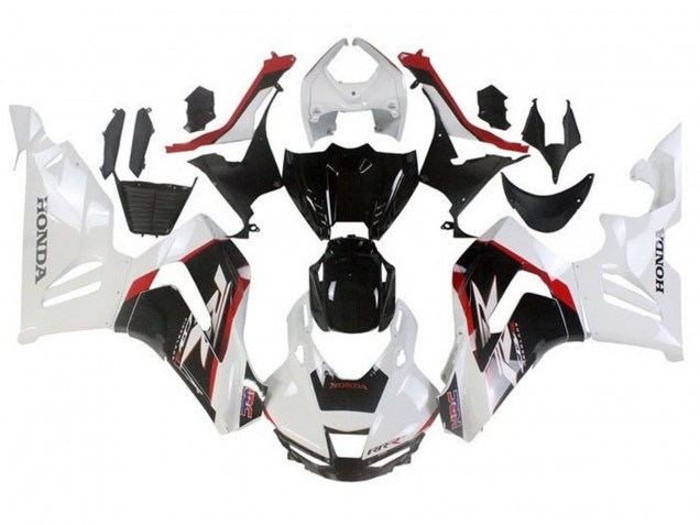 Lojas Carenagens Moto Honda CBR1000RR-R 2020-2023 - Branco Vermelho Preto Brilhante