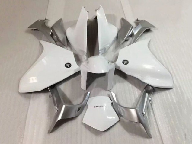 Lojas Carenagem Moto Honda VFR 1200 2010-2014 - Prata Branco