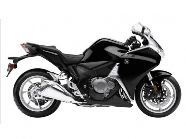 Lojas Carenagens Moto Honda VFR 1200 2010-2014 - Preto Fibra de Carbono