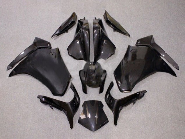 Lojas Carenagens Moto Honda VFR 1200 2010-2014 - Preto Fibra de Carbono
