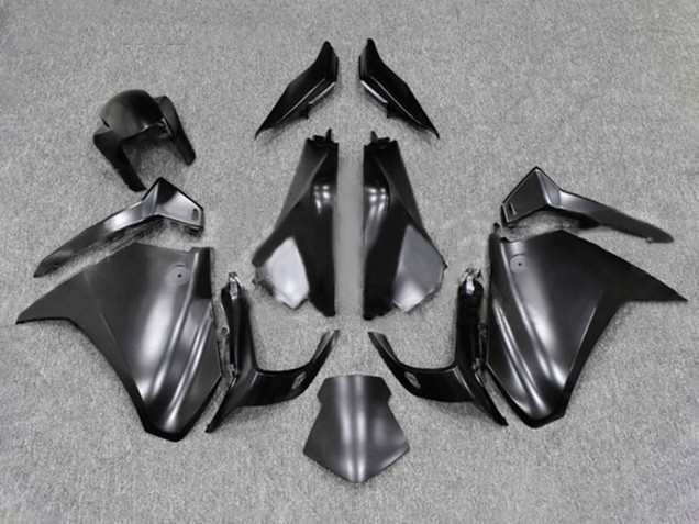 Lojas Carenagens Moto Honda VFR 1200 2010-2014 - Preto Fosco Preto Brilhante