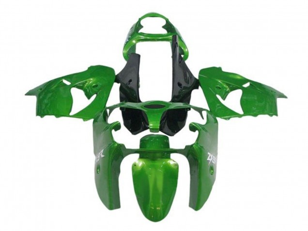 Lojas Carenagens Moto Kawasaki ZX9R 2000-2001 - Verde Preto