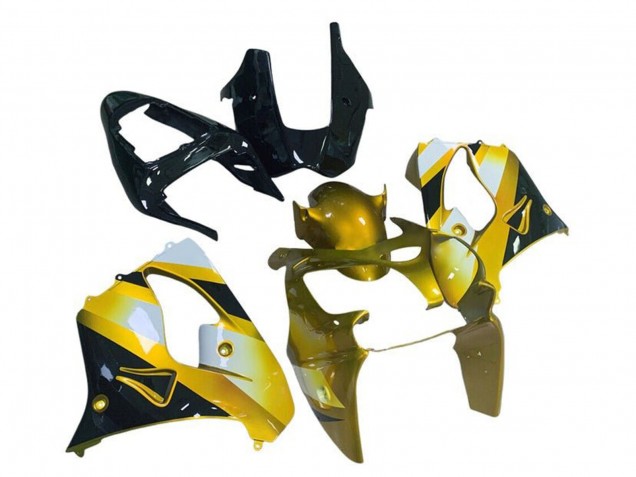 Lojas Carenagens Moto Kawasaki ZX9R 2002-2003 - Amarelo Branco Preto