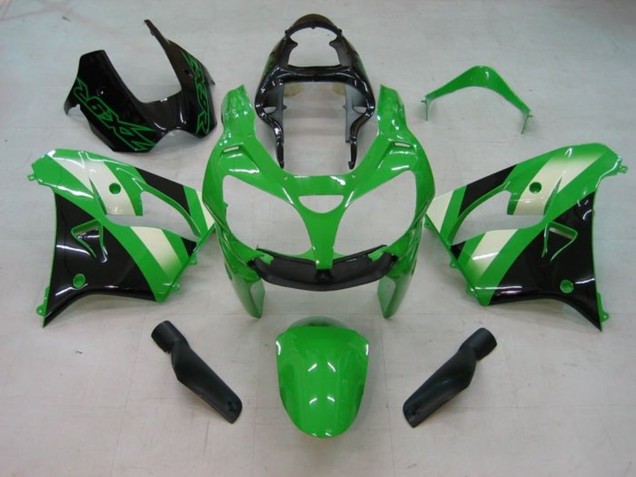Lojas Carenagem Moto Kawasaki ZX9R 2002-2003 - Verde Branco Preto