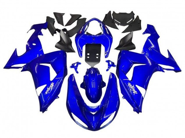 Lojas Carenagens Moto Kawasaki ZX10R 2006-2007 - Azul Branco