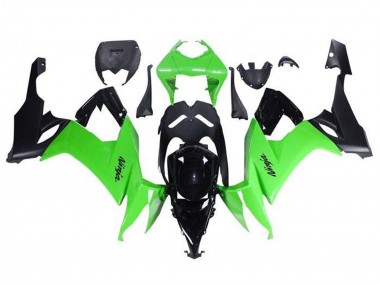 Lojas Carenagens Moto Kawasaki ZX10R 2008-2010 - Verde Preto