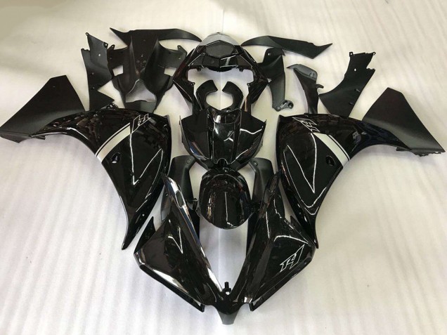 Lojas Carenagens Moto Yamaha YZF R1 2012-2014 - Preto Brilhante