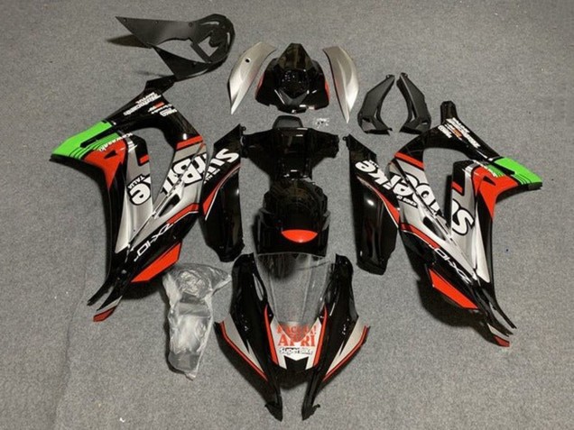 Lojas Carenagens Moto Kawasaki ZX10R 2016-2020 - Preto Brilhante Vermelho Prata Verde