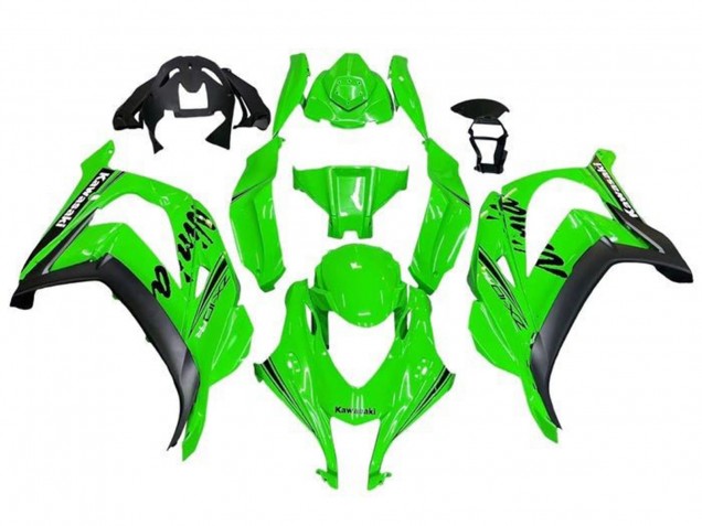 Lojas Carenagens Moto Kawasaki ZX10R 2016-2020 - Verde Preto