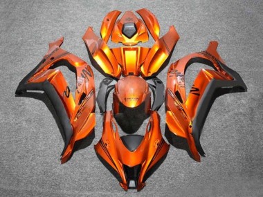 Lojas Carenagens Moto Kawasaki ZX10R 2016-2020 - Laranja Preto