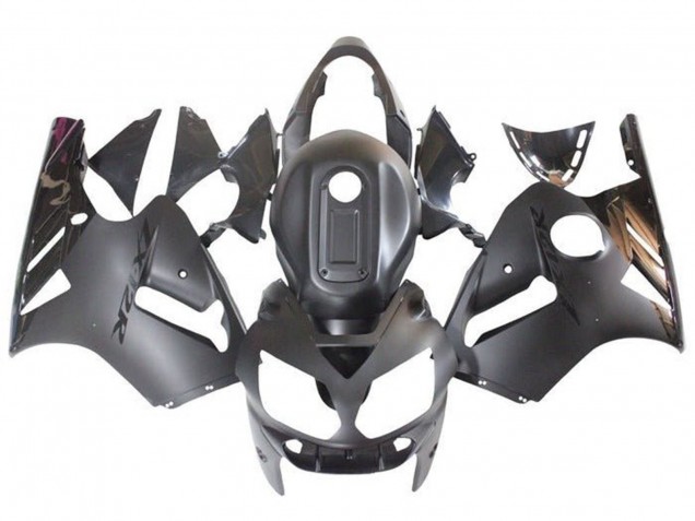 Lojas Carenagens Moto Kawasaki ZX12R 2002-2006 - Preto Fosco Preto Brilhante