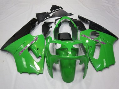 Lojas Carenagens Moto Kawasaki ZX12R 2002-2006 - Verde Preto Roxo