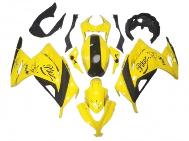 Lojas Carenagens Moto Kawasaki EX300 2013-2024 - Amarelo Preto Pikachu