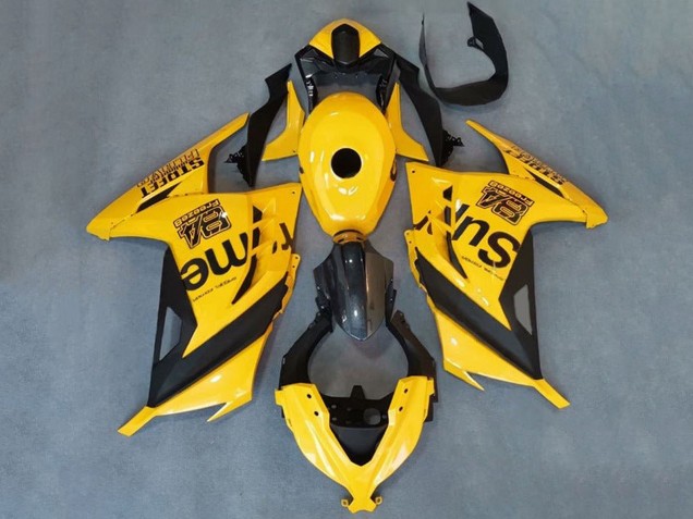 Lojas Carenagens Moto Kawasaki EX300 2013-2024 - Amarelo Preto Supreme