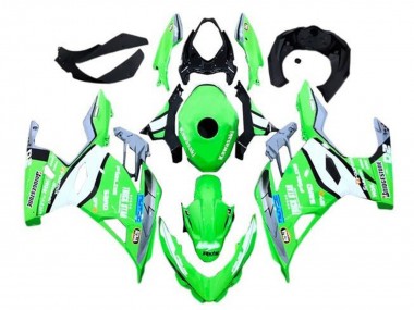Lojas Carenagens Moto Kawasaki Ninja 400 2018-2024 - Verde Cinzento Preto Azul Trick Star Bridgestone