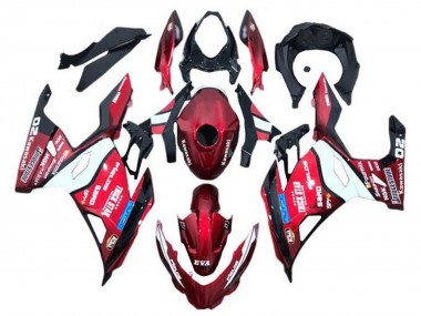 Lojas Carenagens Moto Kawasaki Ninja 400 2018-2024 - Vermelho Azul Branco Trick Star Bridgestone