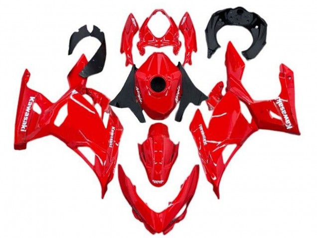 Lojas Carenagens Moto Kawasaki Ninja 400 2018-2024 - Vermelho