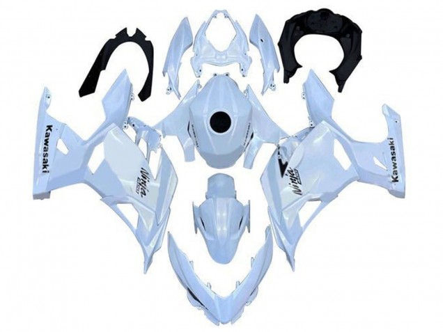 Lojas Carenagens Moto Kawasaki Ninja 400 2018-2024 - Branco Pérola