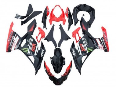 Lojas Carenagens Moto Kawasaki Ninja 400 2018-2024 - Vermelho Preto Verde Monstro