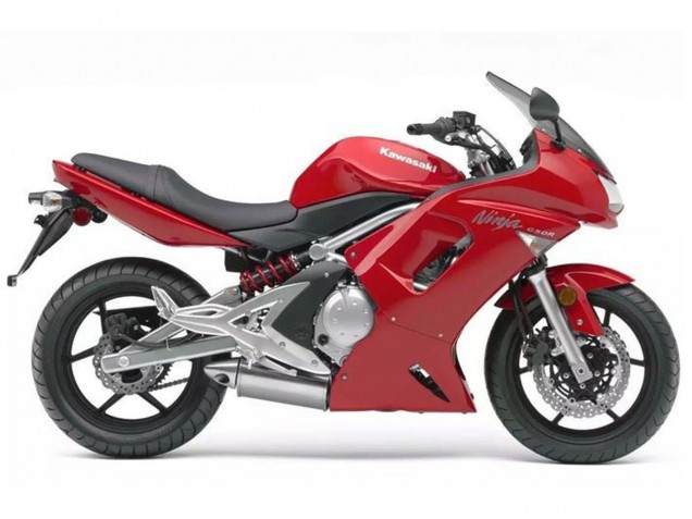 Lojas Carenagens Moto Kawasaki Ninja 650 EX650 2006-2008 - Vermelho