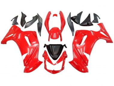 Lojas Carenagens Moto Kawasaki Ninja 650 EX650 2006-2008 - Vermelho Preto