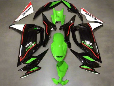 Lojas Carenagens Moto Kawasaki Ninja 650 EX650 2020-2025 - Verde Vermelho Preto Branco
