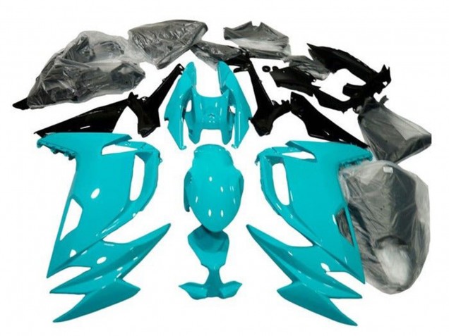 Lojas Carenagens Moto Kawasaki Ninja 650 EX650 2020-2026 - Azul Claro Preto