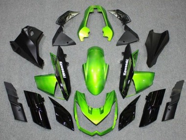 Lojas Carenagens Moto Kawasaki Z1000 2010-2013 - Verde Preto