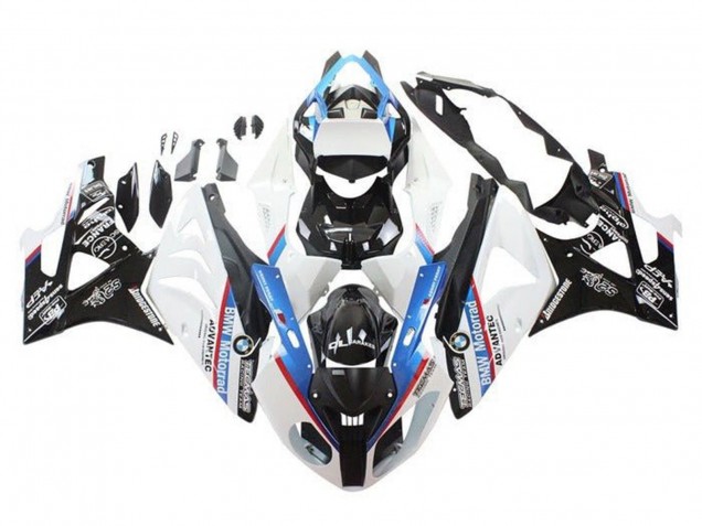 Lojas Carenagens Moto BMW S1000RR 2009-2014 - Branco Vermelho Azul Preto Brilhante Motorrad
