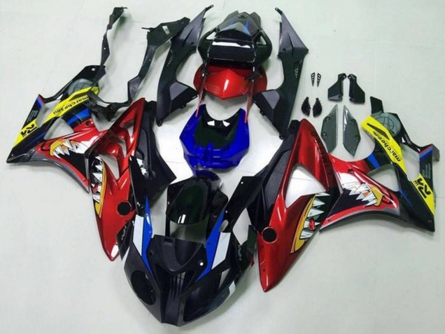 Lojas Carenagens Moto BMW S1000RR 2009-2014 - Vermelho Azul Amarelo Preto Tubarão