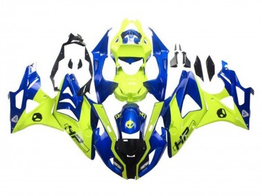 Lojas Carenagens Moto BMW S1000RR 2009-2014 - Azul Amarelo HP