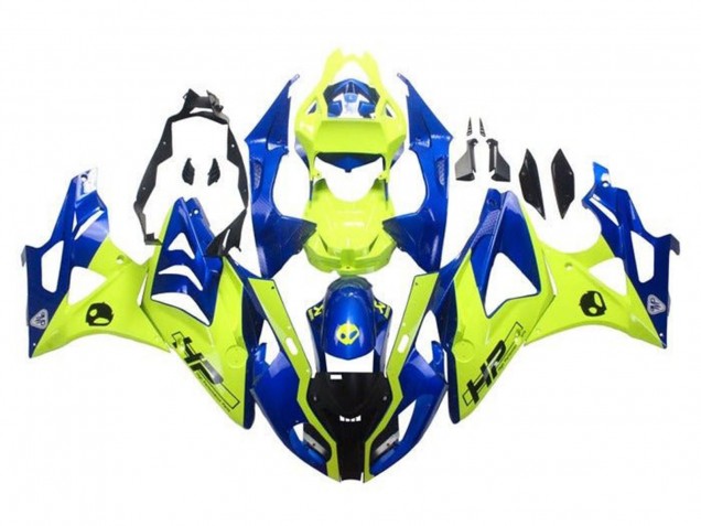 Lojas Carenagens Moto BMW S1000RR 2009-2014 - Azul Amarelo HP