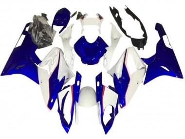 Lojas Carenagens Moto BMW S1000RR 2015-2016 - Branco Vermelho Azul Risca de giz