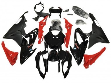 Lojas Carenagens Moto BMW S1000RR 2015-2016 - Preto Brilhante Preto Fosco Vermelho