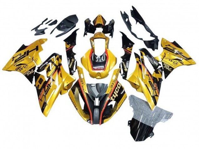 Lojas Carenagens Moto BMW S1000RR 2015-2016 - Ouro Preto Tyco