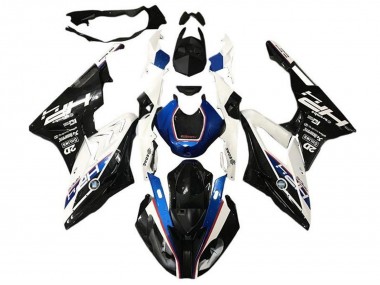 Lojas Carenagens Moto BMW S1000RR 2017-2018 - Branco Azul Preto Brilhante HP