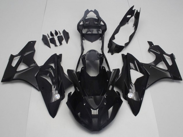 Lojas Carenagens Moto BMW S1000RR 2017-2018 - Preto Brilhante Preto Fosco