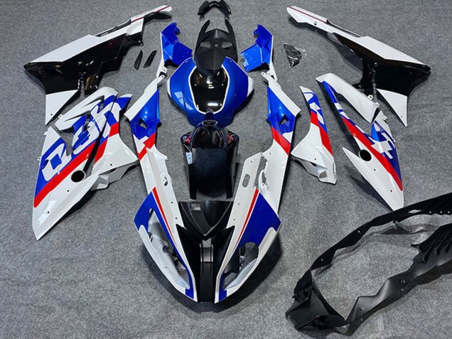Lojas Carenagens Moto BMW S1000RR 2017-2018 - Branco Azul Vermelho Preto Brilhante