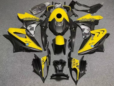 Lojas Carenagens Moto BMW S1000RR 2017-2018 - Amarelo Falso Fibra de Carbono