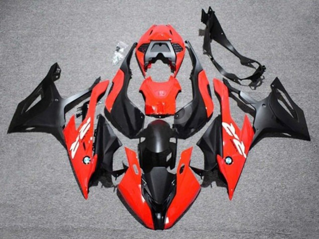 Lojas Carenagem Moto BMW S1000RR 2019-2022 - Vermelho Branco Preto Fosco