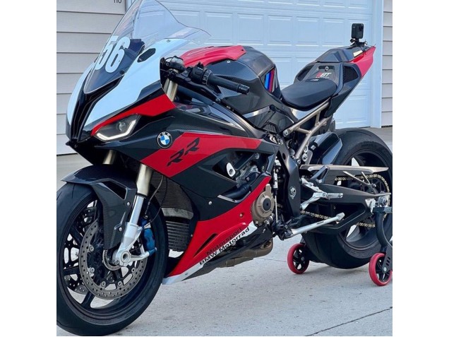 Lojas Carenagens Moto BMW S1000RR 2019-2022 - Vermelho Preto Branco
