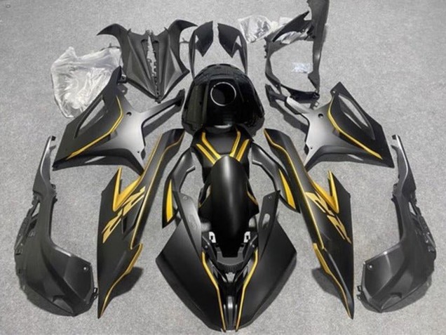 Lojas Carenagens Moto BMW S1000RR 2019-2022 - Preto Fosco Ouro