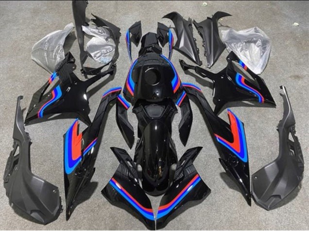Lojas Carenagens Moto BMW S1000RR 2019-2022 - Preto Duplo Azul Vermelho