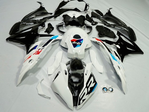 Lojas Carenagens Moto BMW S1000RR 2023-2024 - Branco Azul Claro Vermelho Preto Brilhante