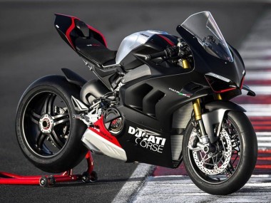 Lojas Carenagens Moto Ducati Panigale V4 V4S 2022-2024 - Preto Fosco Prata Vermelho
