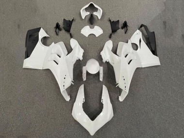 Lojas Carenagens Moto Ducati Panigale V4 V4S 2020-2021 - Branco Pérola Preto Brilhante